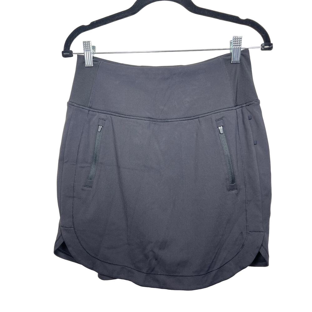 Athleta Fairway Golf Skirt Skort 18" Long in Black Small